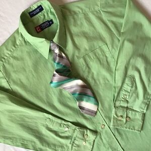 Striped Polyester Clip On Tie